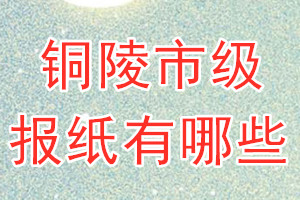 銅陵市級報紙有哪些